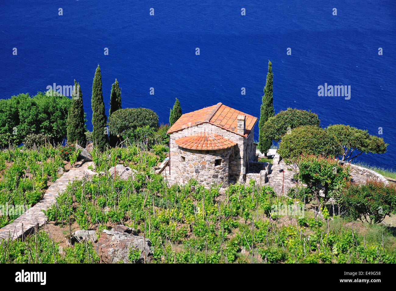 beautiful Place on Elba Island,Italy Stock Photo