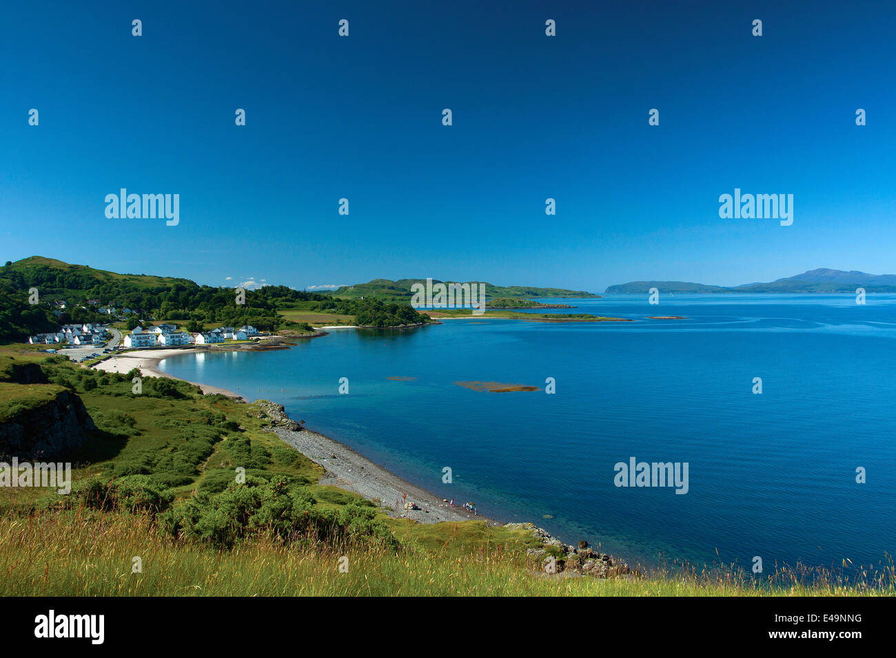 Ganavan Bay, near Oban, Argyll & Bute Stock Photo