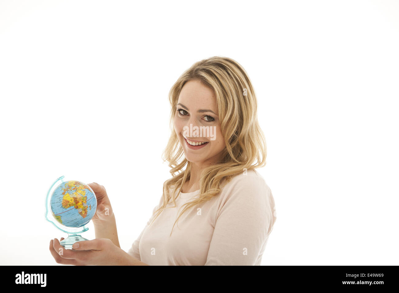 Globe holding hi-res stock photography and images - Alamy