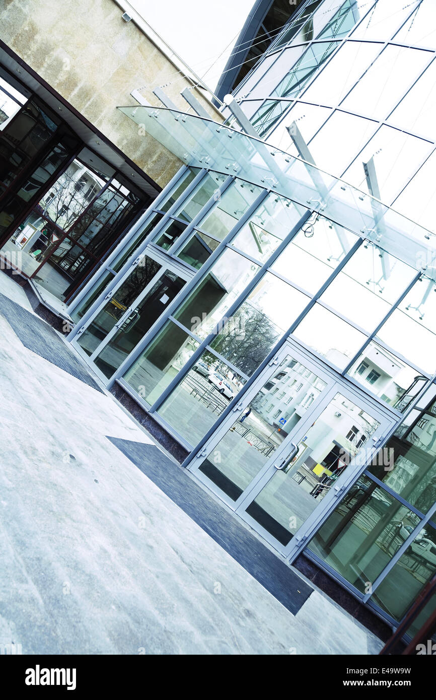 architectural metal and glass Stock Photo Alamy