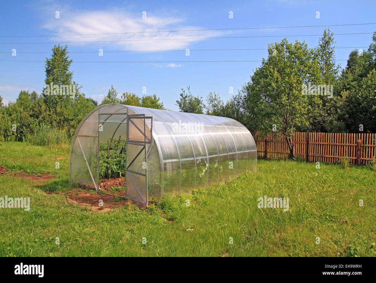Plastic sheet garden hires stock photography and images Alamy
