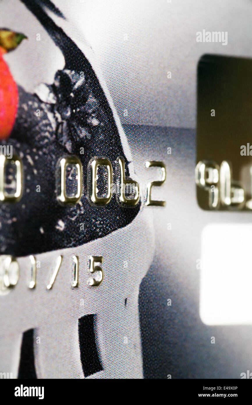 Embossed credit card hi-res stock photography and images - Alamy