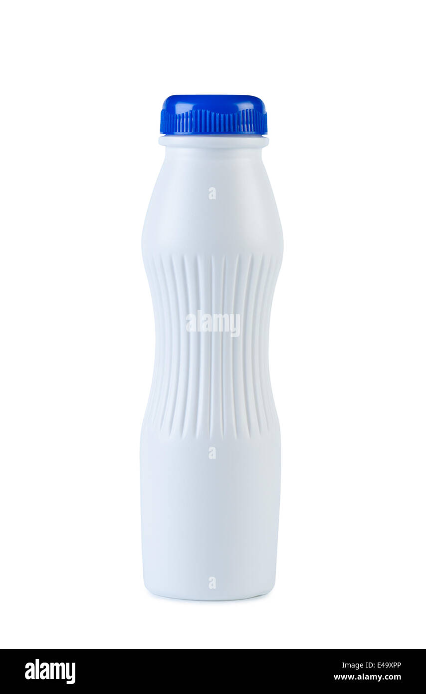 Plastic bottle on white background. Stock Photo