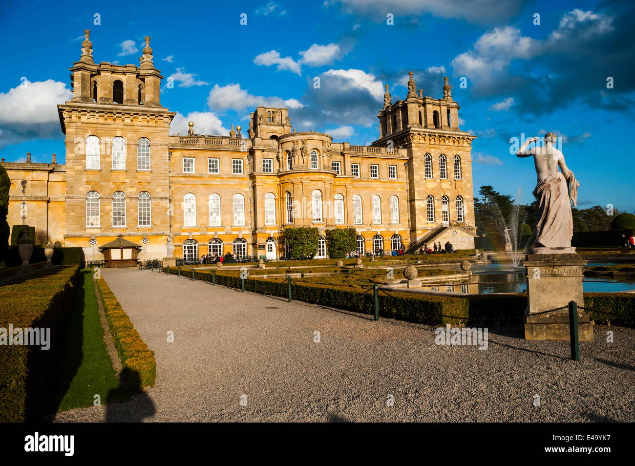Blenheim Palace, UNESCO World Heritage Site, Woodstock, Oxfordshire, England, United Kingdom, Europe Stock Photo