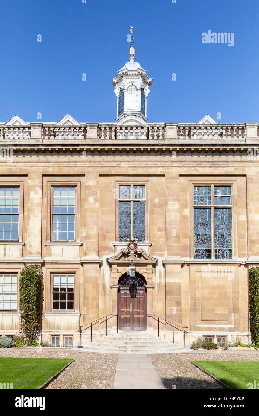 The courtyard, Clare College, Cambridge, Cambridgeshire, England, United Kingdom, Europe Stock Photo
