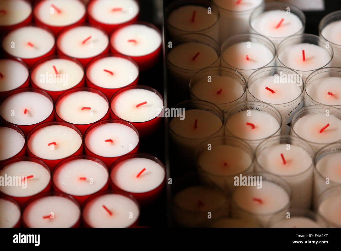 Candles, Haute-Savoie, France, Europe Stock Photo