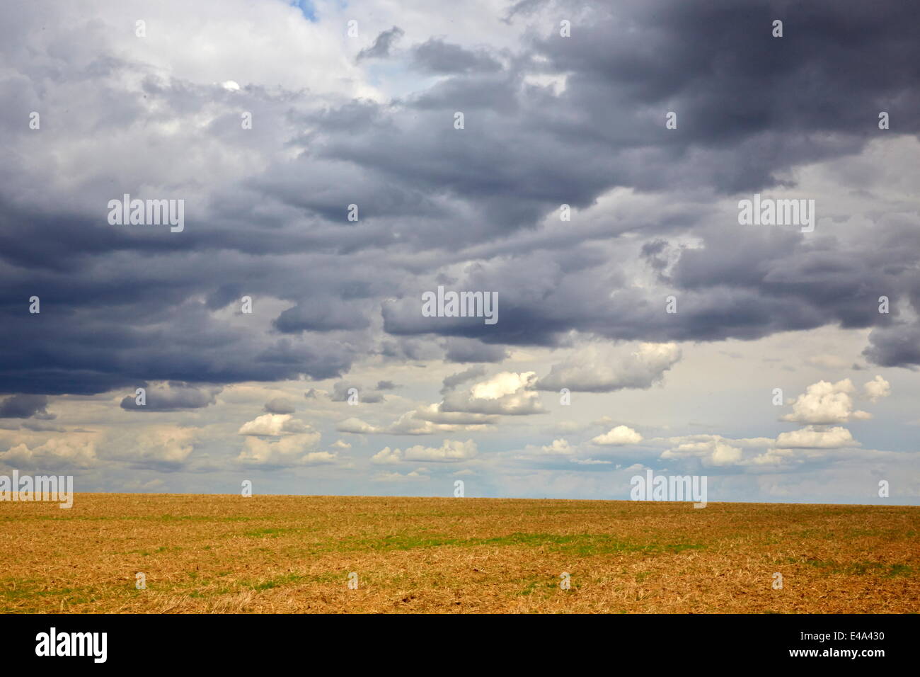 Somme landscape, France, Europe Stock Photo