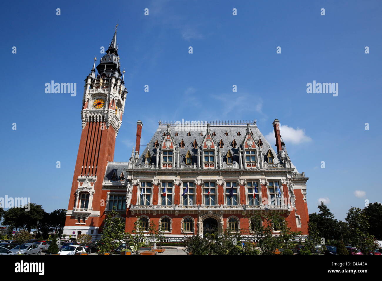 City Hall and Belfry, Calais, Pas-de-Calais, France, Europe Stock Photo
