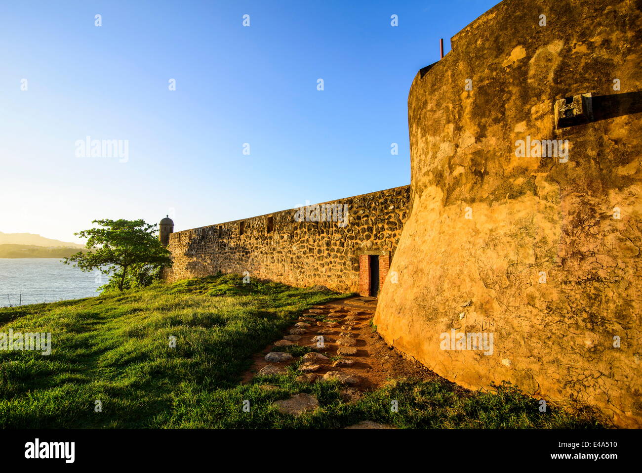 Fortress Fortaleza San Felipe, Puerto Plata, Dominican Republic, West Indies, Caribbean, Central America Stock Photo