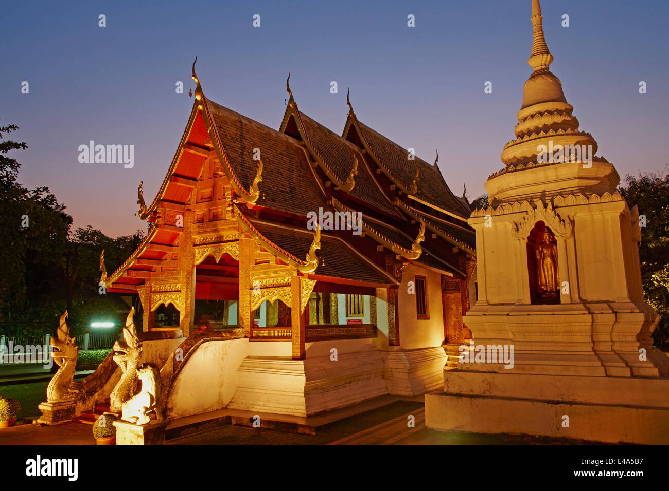 Wat Phra Singh, Chiang Mai, Thailand, Southeast Asia, Asia Stock Photo
