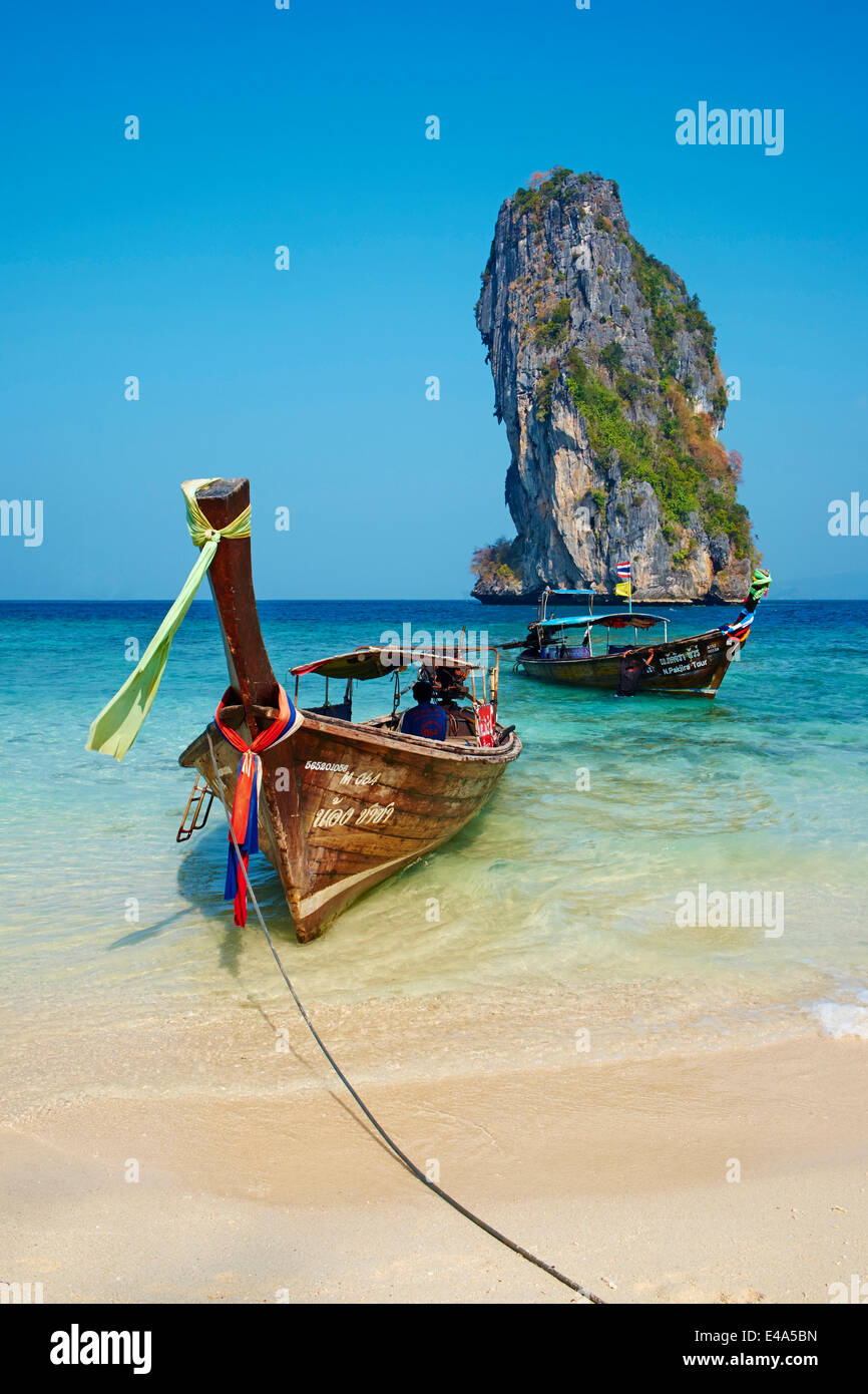 Ao Phra Nang Bay, Ko Poda Island, Krabi Province, Thailand, Southeast Asia, Asia Stock Photo
