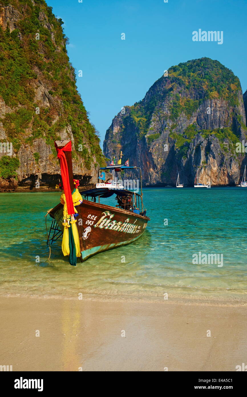 Ao Maya Bay, Ko Phi Phi Le island, Krabi Province, Thailand, Southeast Asia, Asia Stock Photo