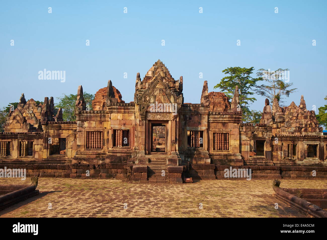 Muang Tham Temple, Khmer temple from period and style of Angkor, Buriram Province, Thailand, Southeast Asia, Asia Stock Photo