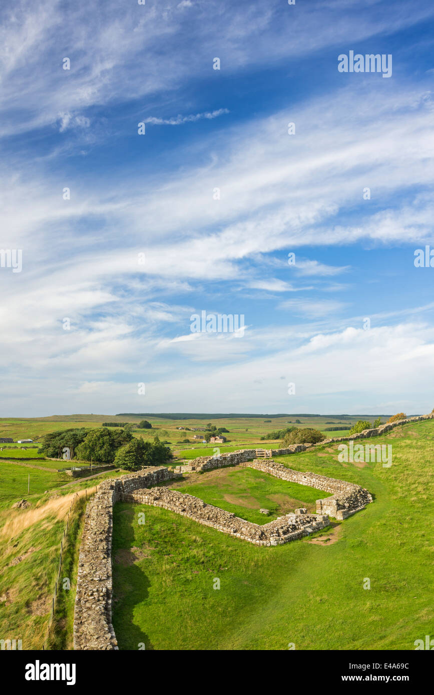 Hadrians wall and milecastle hi-res stock photography and images - Alamy