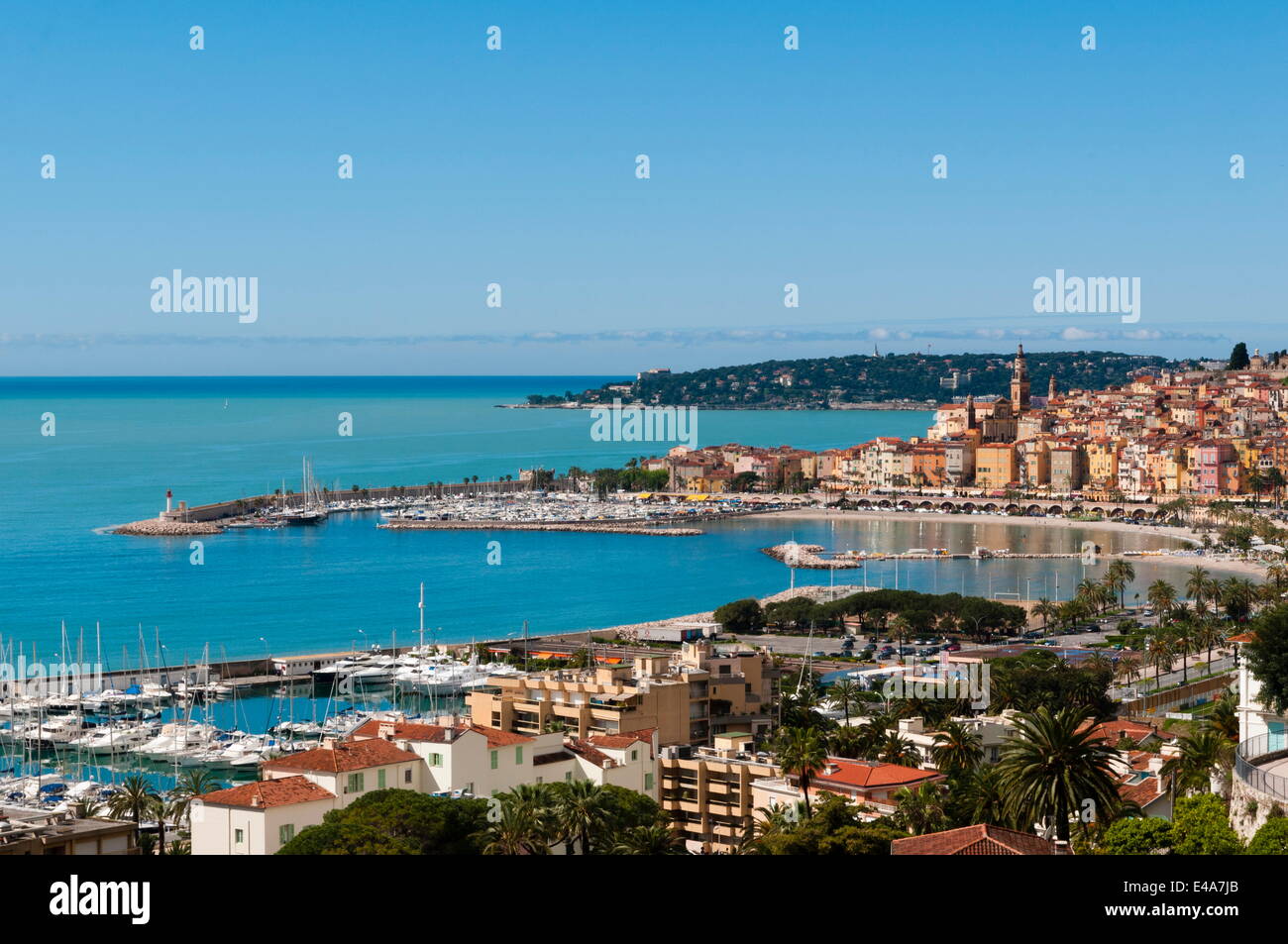 Menton, Provence-Alpes-Cote d'Azur, French Riviera, France, Mediterranean, Europe Stock Photo