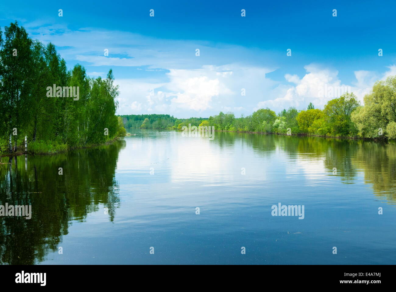 Emajogi River, Tartu, Estonia, Baltic States, Europe Stock Photo