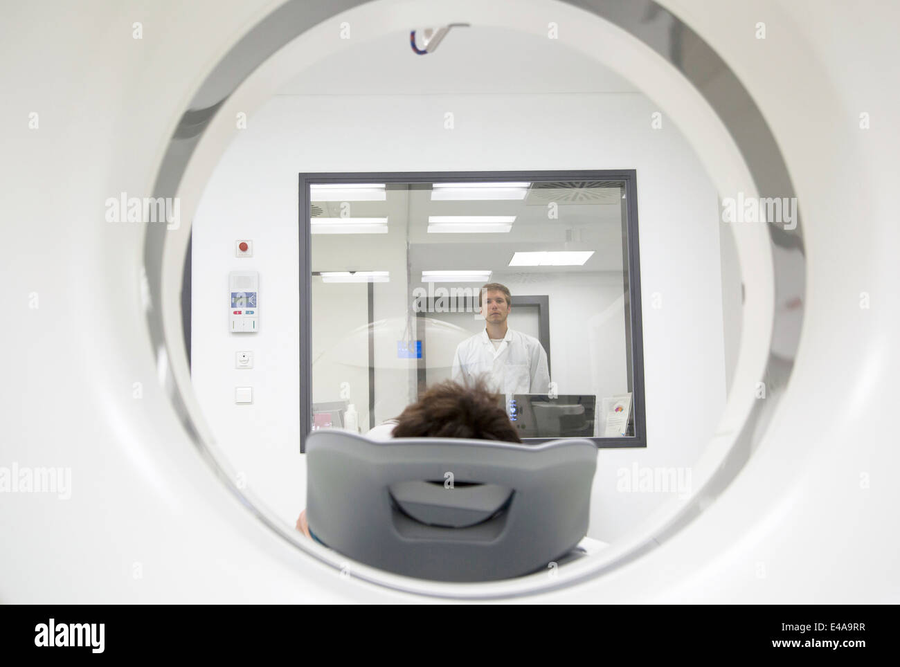 Radiologist at work in hospital Stock Photo Alamy
