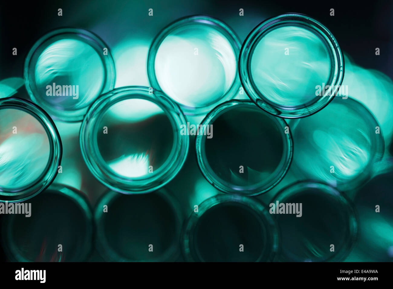 Green test tubes Stock Photo Alamy