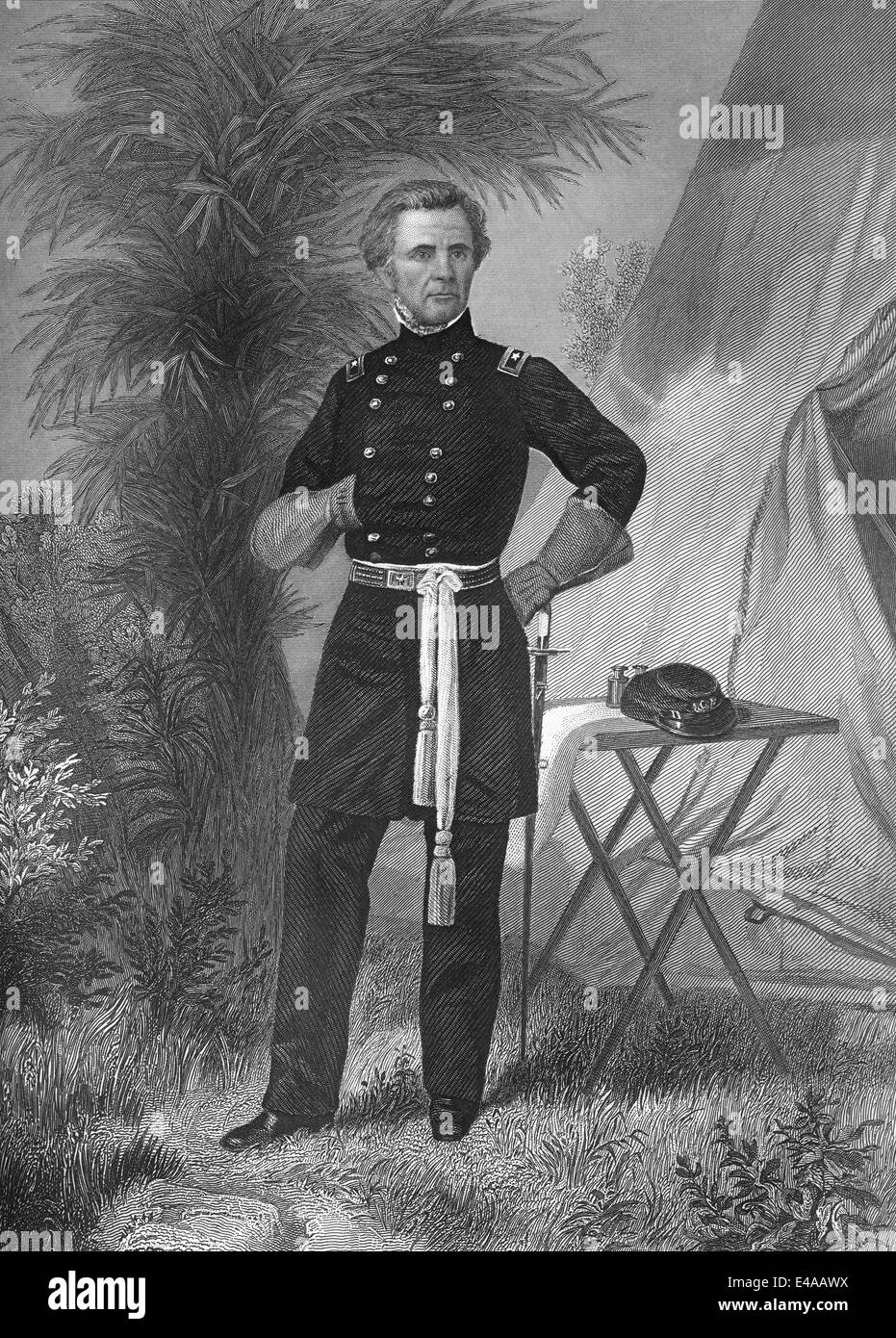 Ormsby MacKnight or McKnight Mitchel, 1810 - 1862, an American astronomer and major general in the American Civil War, Stock Photo