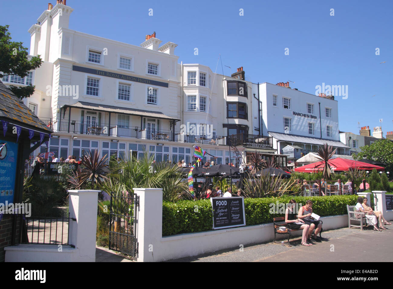 The Royal Albion Hotel Broadstairs Kent Stock Photo Alamy