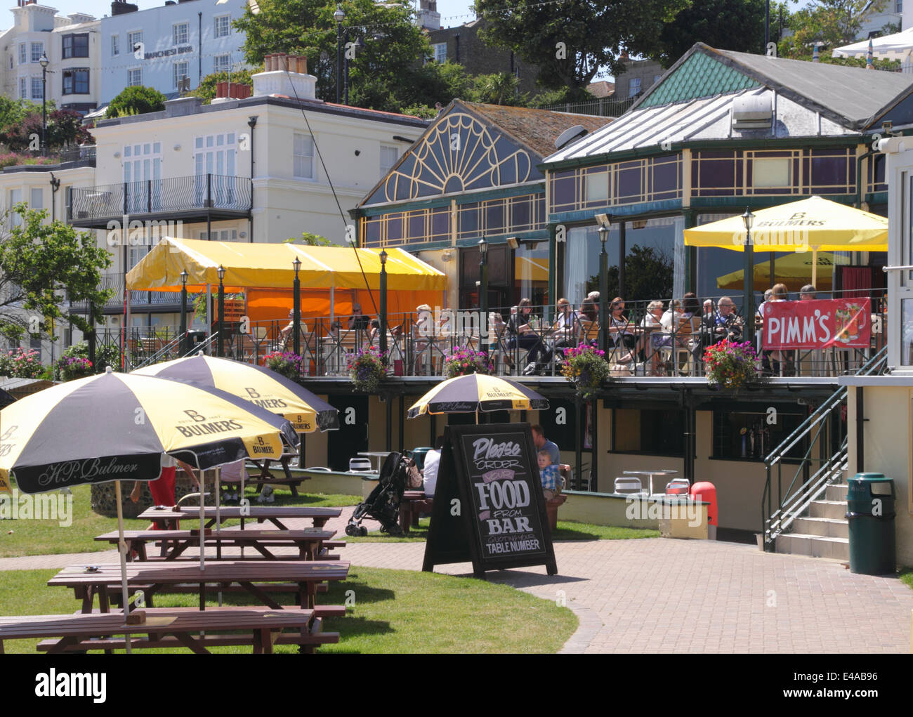 The Pavilion restaurant Broadstairs Kent Stock Photo Alamy