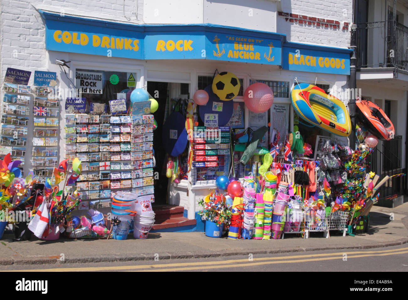 Blue Anchor gift shop Broadstairs Kent Stock Photo
