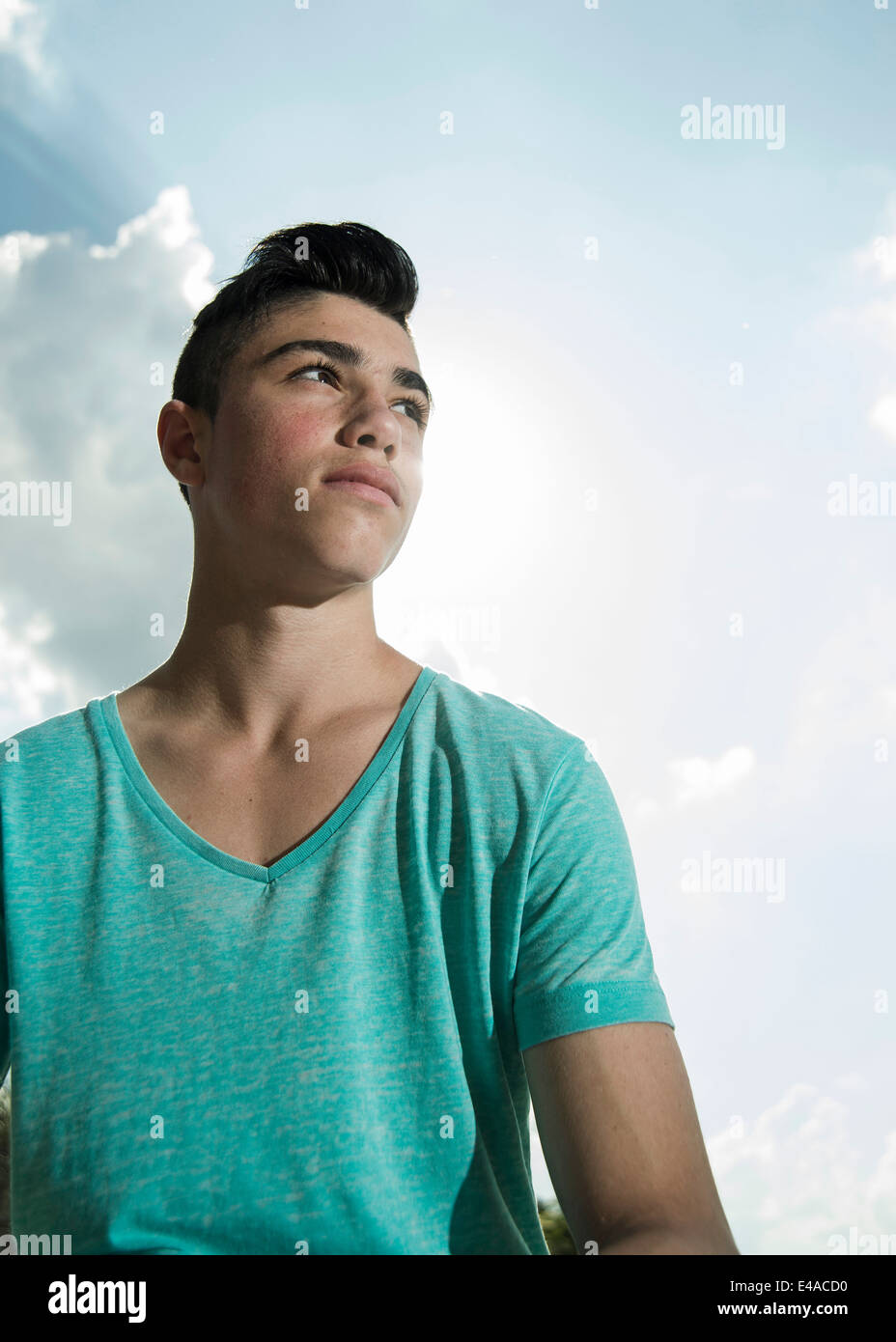 Dark haired boy hi-res stock photography and images - Alamy