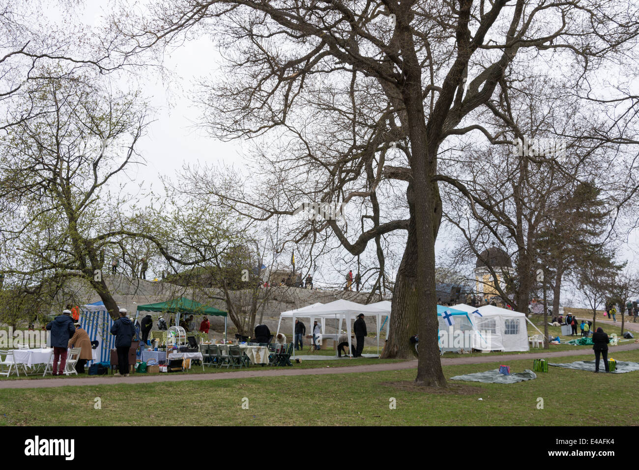 Traditional May Day Celebration in Helsinki Finland Stock Photo Alamy