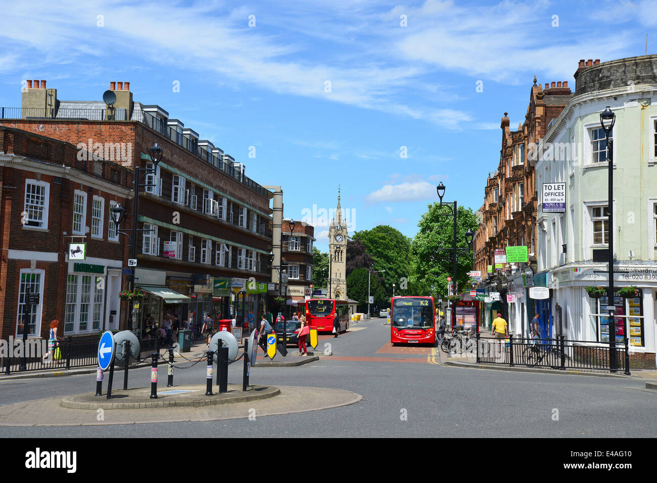 Coronation Clock Tower, Claremont Road, Surbiton, Royal Borough of
