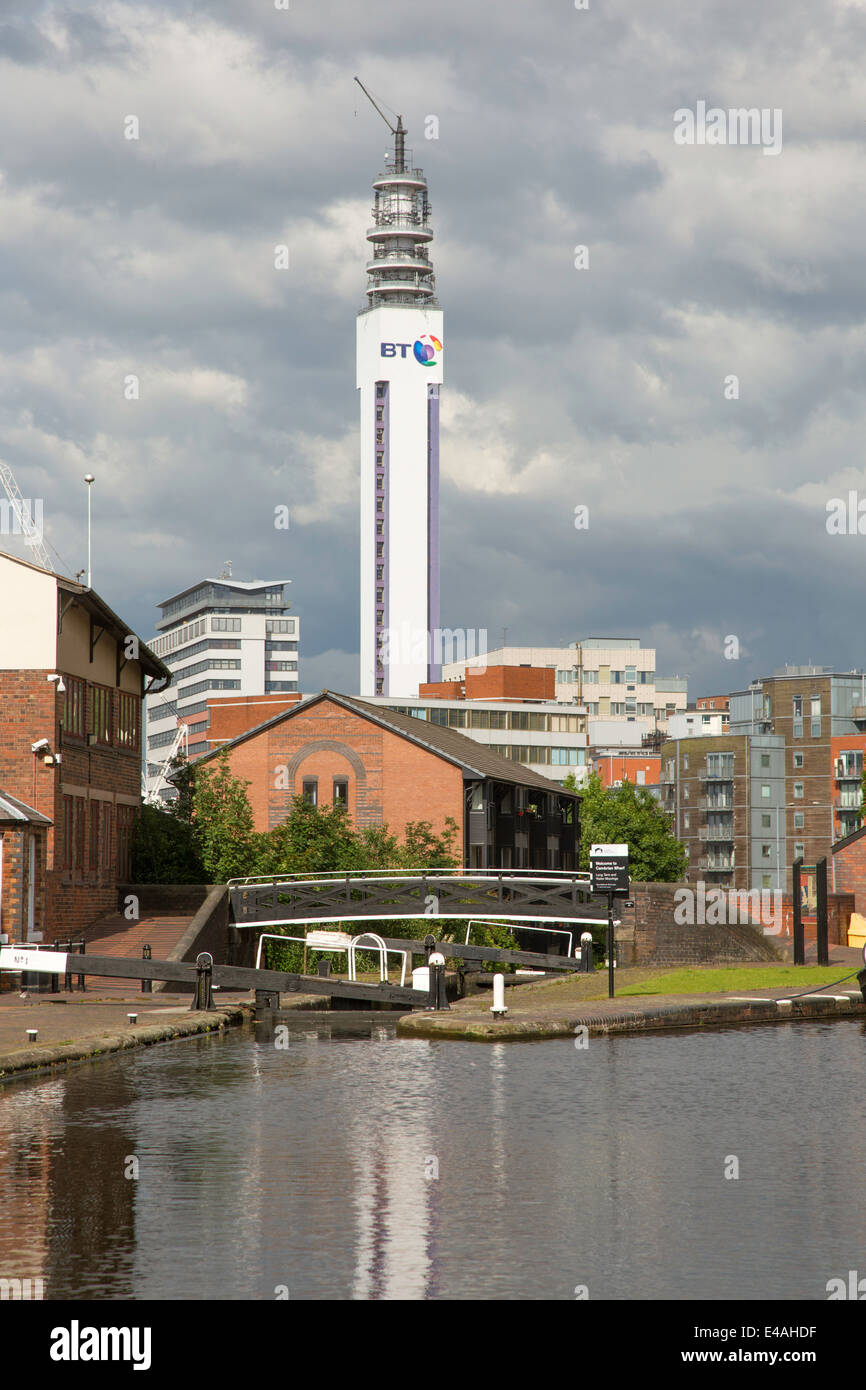 Farmers Bridge Locks on the Birmingham and Fazeley Canal, Cambrian
