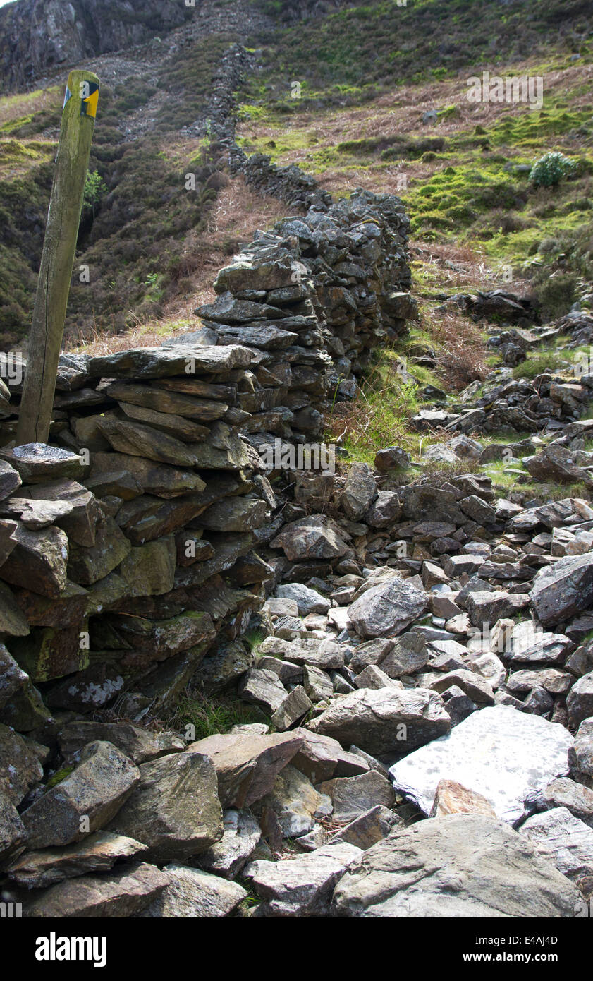 Moelwyn Mountains, Tanygrisiau, Blaenau Ffestiniog, North Wales Stock