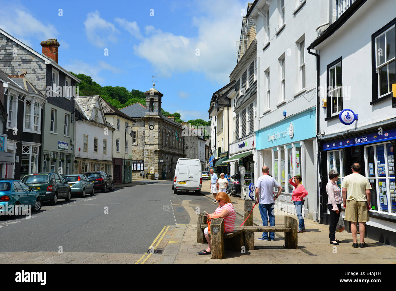 North Street, Ashburton, Dartmoor National Park, Devon, England, United Kingdom Stock Photo Alamy