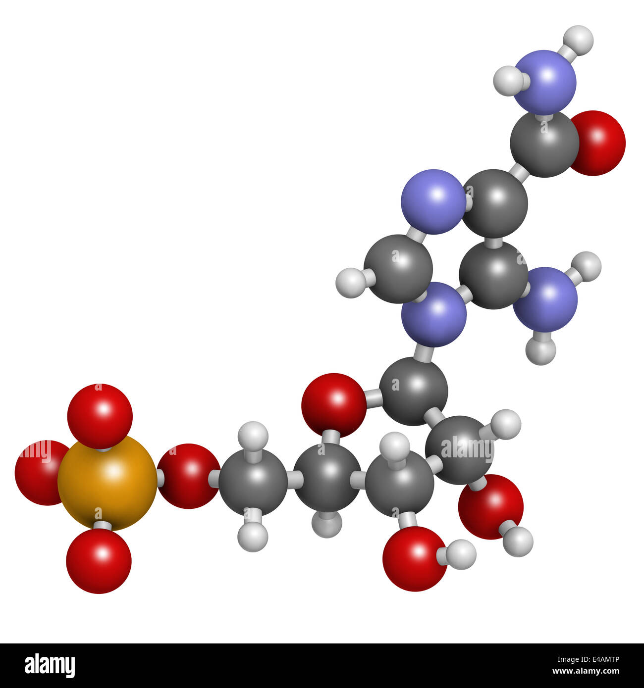 AICA ribonucleotide (AICAR) performance enhancing drug molecule. Used ...