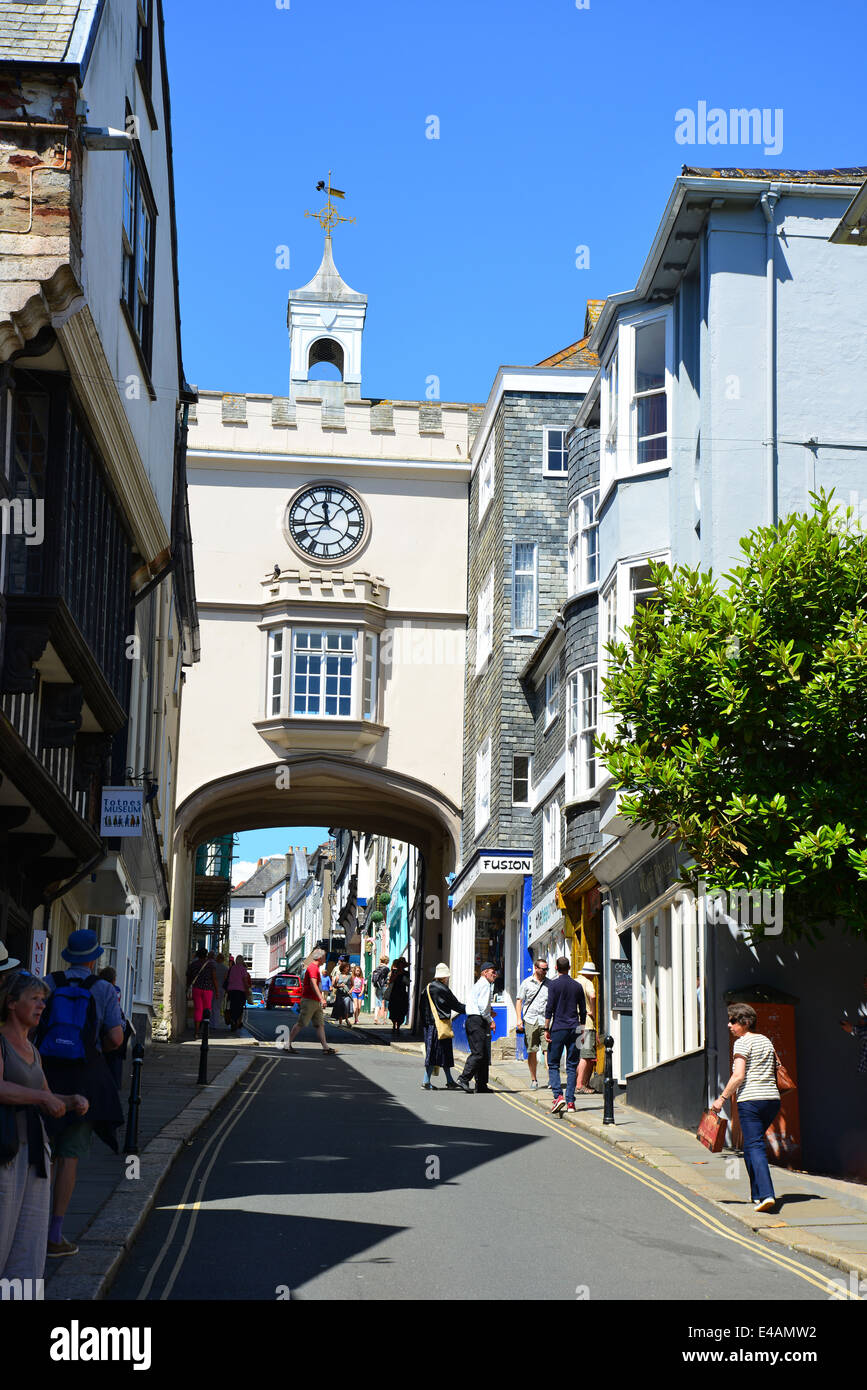 East Gate Arch, Fore Street, Totnes, Devon, England, United Kingdom Stock Photo Alamy
