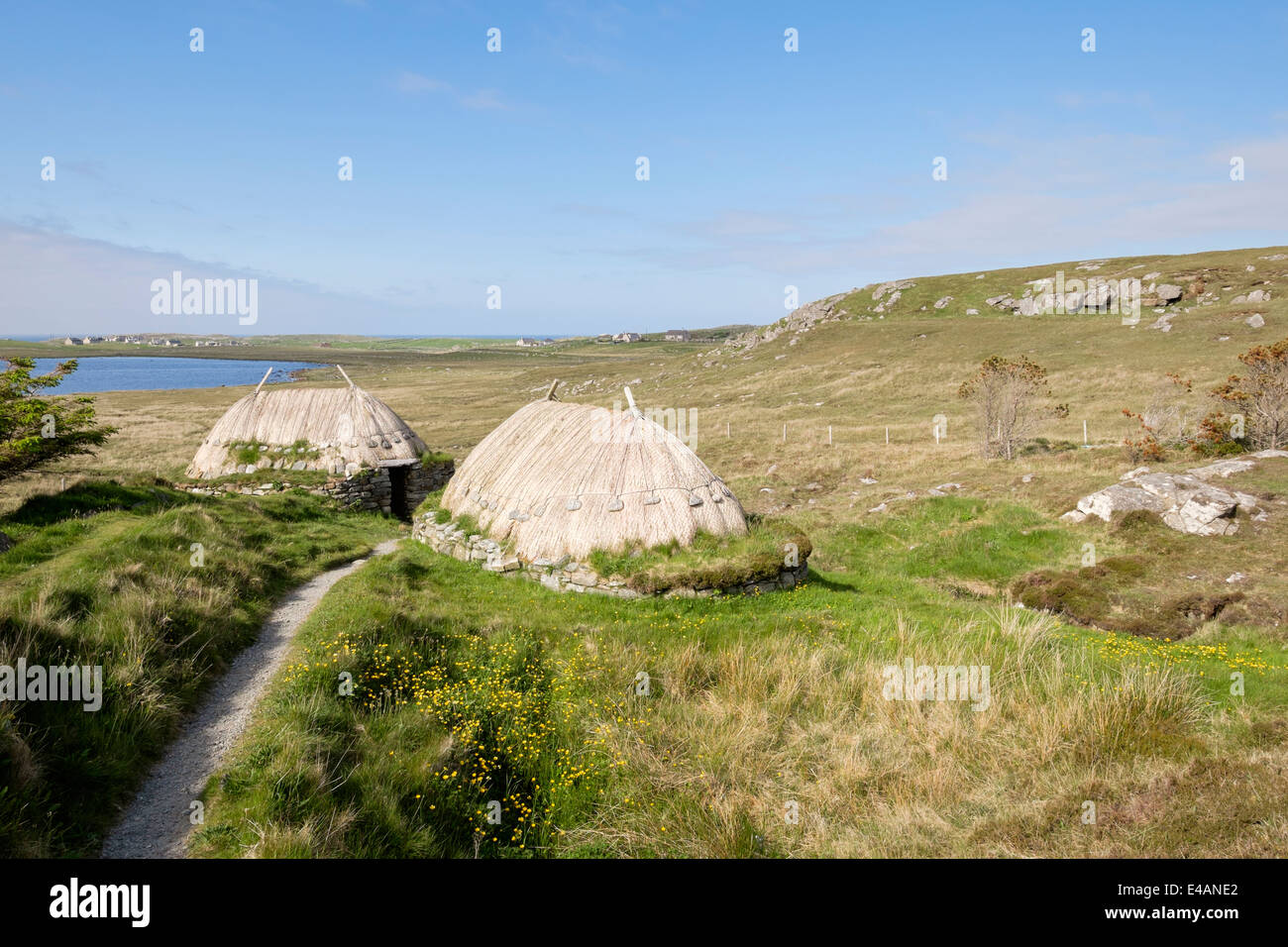 Path to reconstructed Shawbost Iron Age Norse Mill and Kiln site on ...