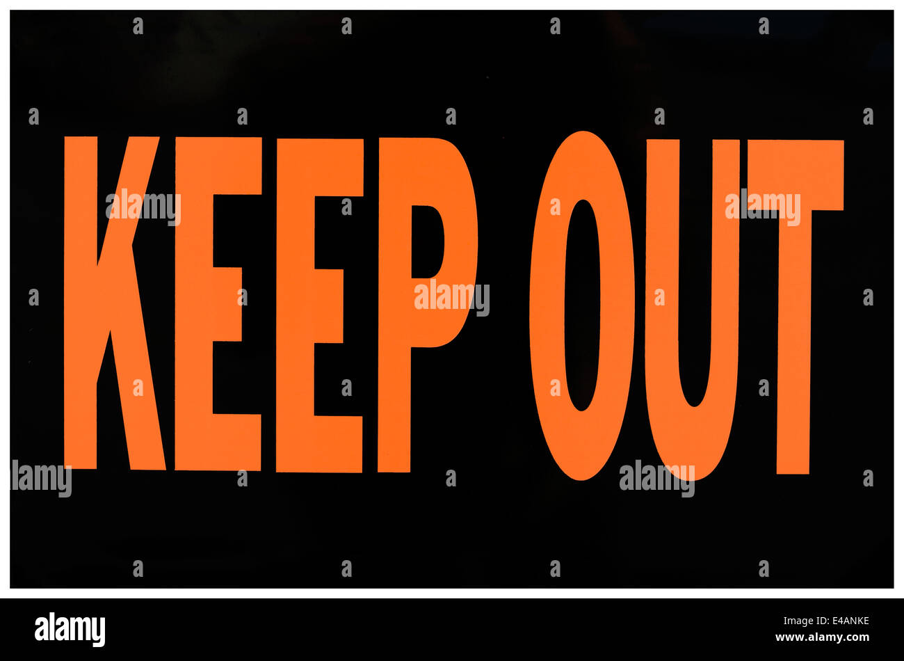 Keep Out sign Stock Photo