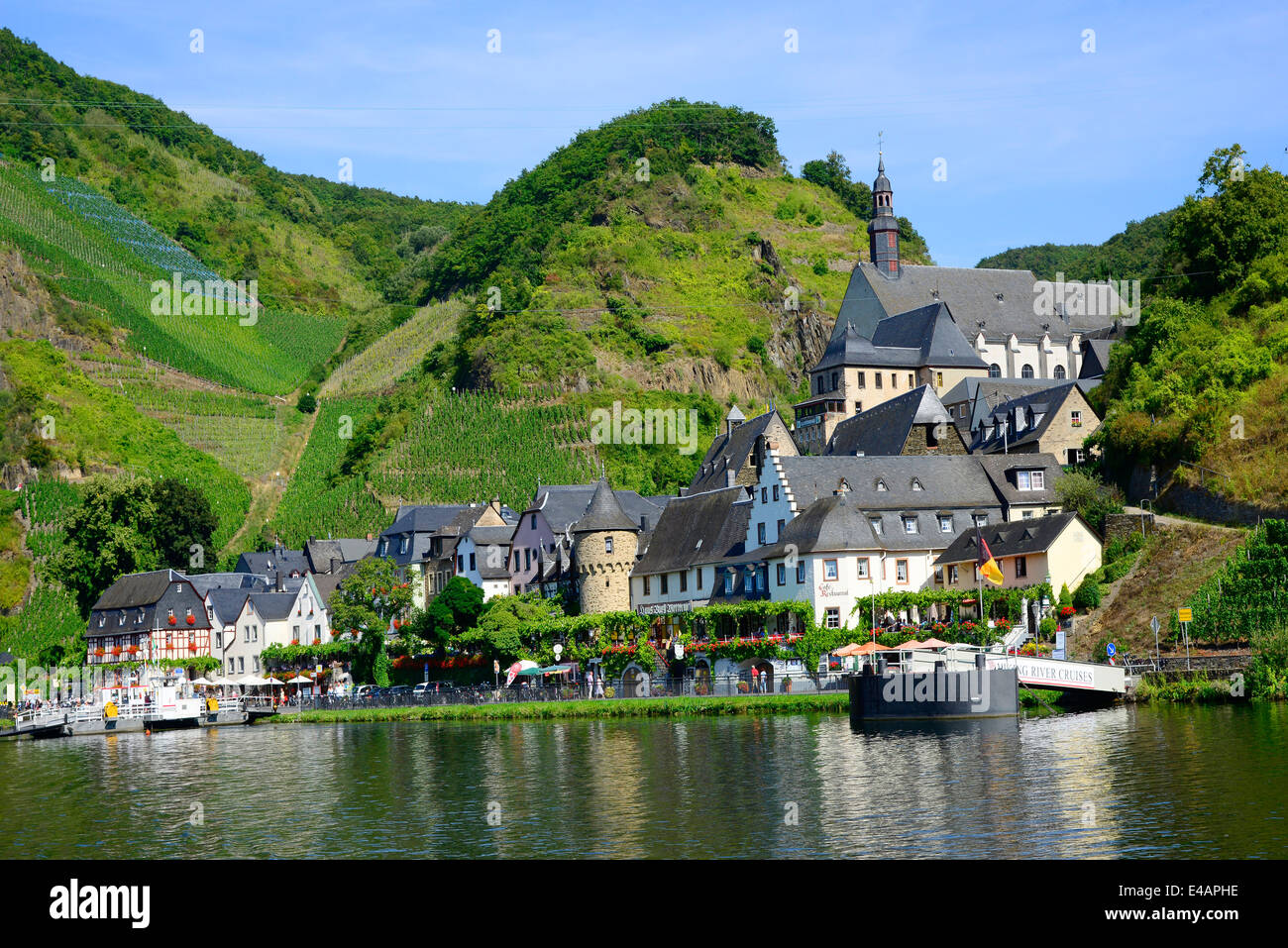 Beilstein Germany Mosel River Cruise Valley Europe DE Stock Photo Alamy