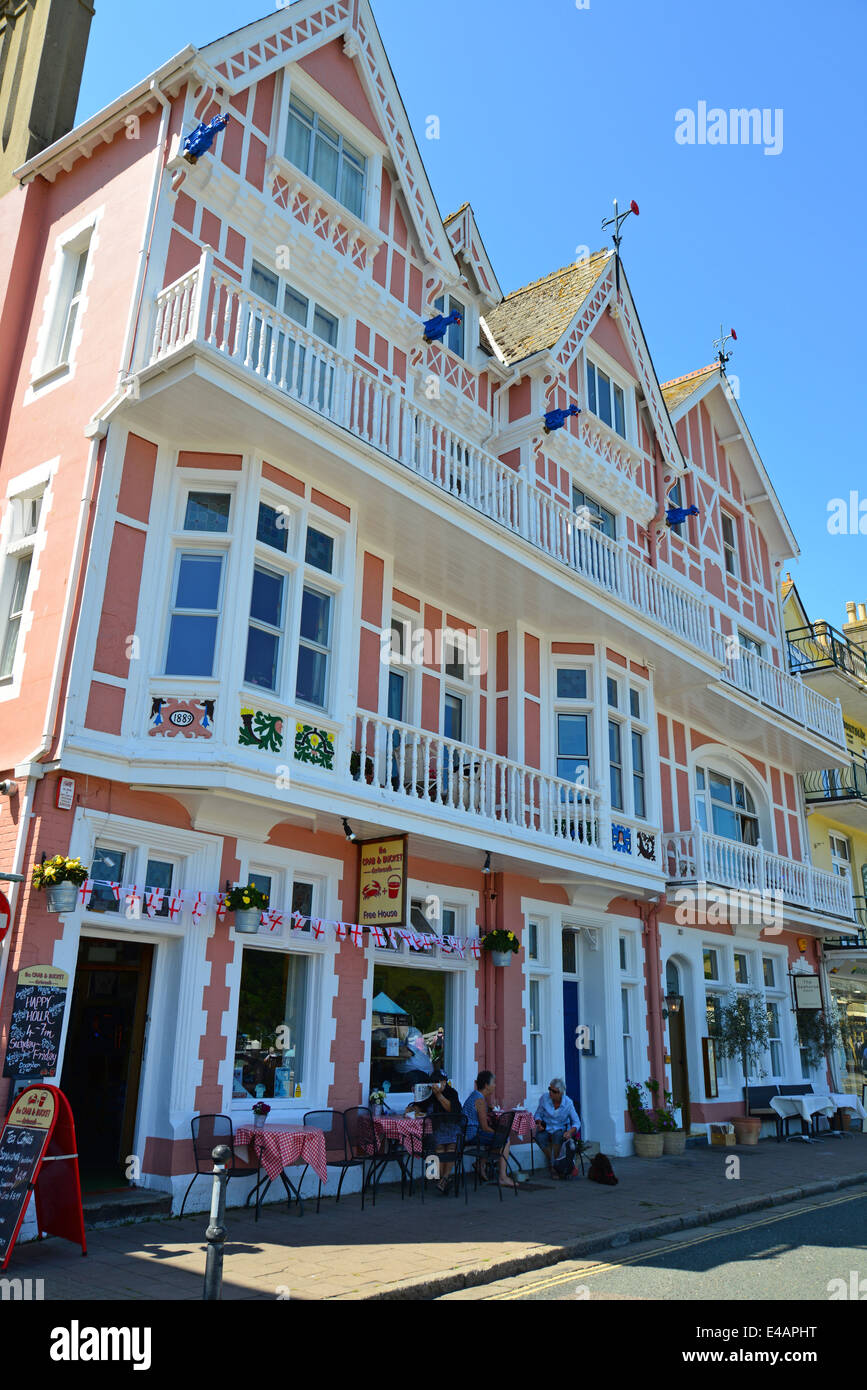 The Crab & Bucket Bar, South Embankment, Dartmouth, Devon, England, United Kingdom Stock Photo