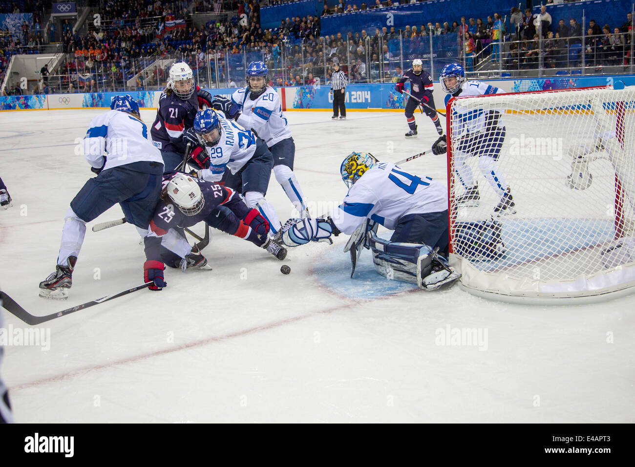 Women's Ice HockeyUSAFIN at the Olympic Winter Games, Sochi 2014