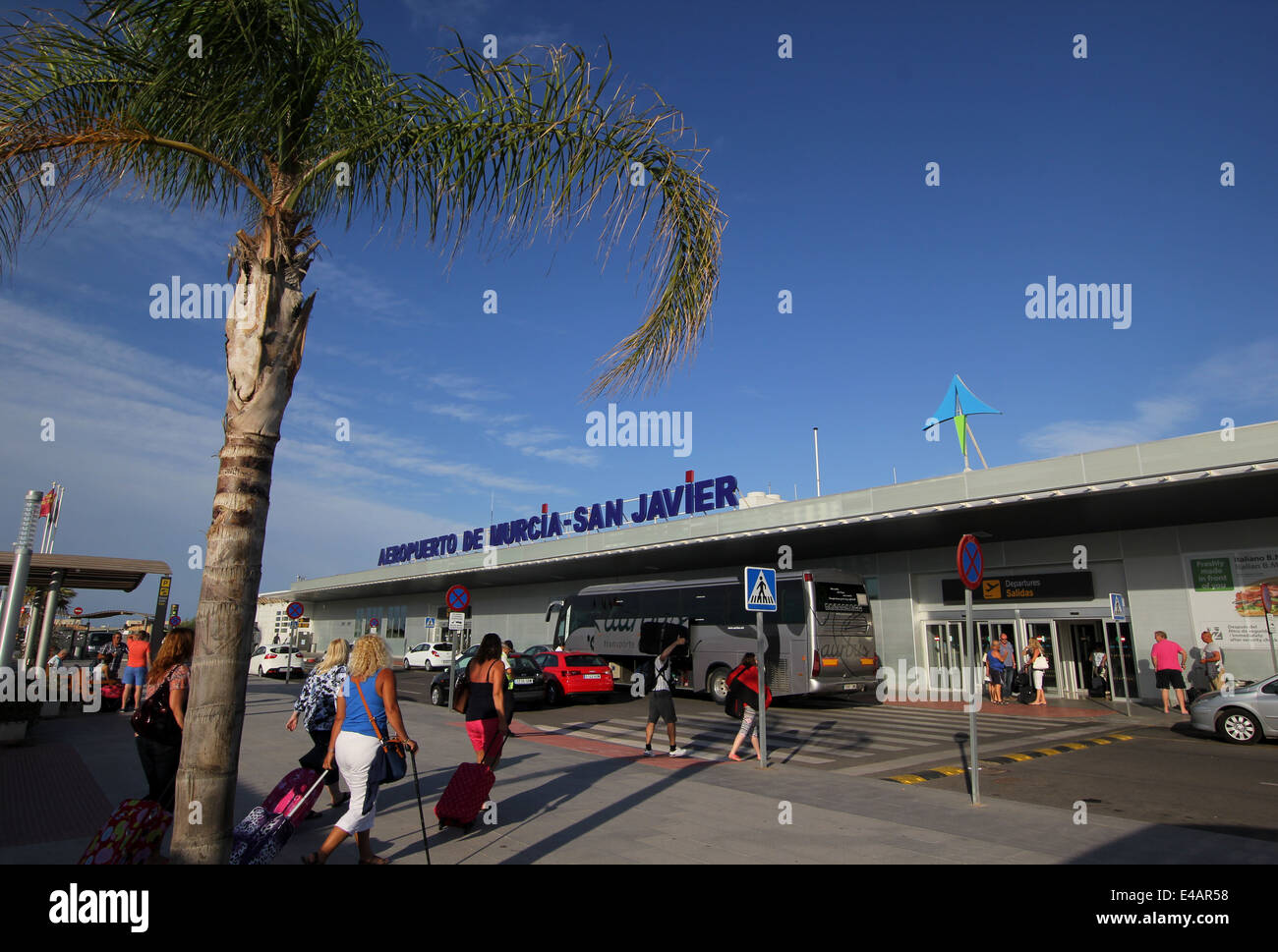 Murcia San Javier Airport, Murcia, southern Spain. Stock Photo