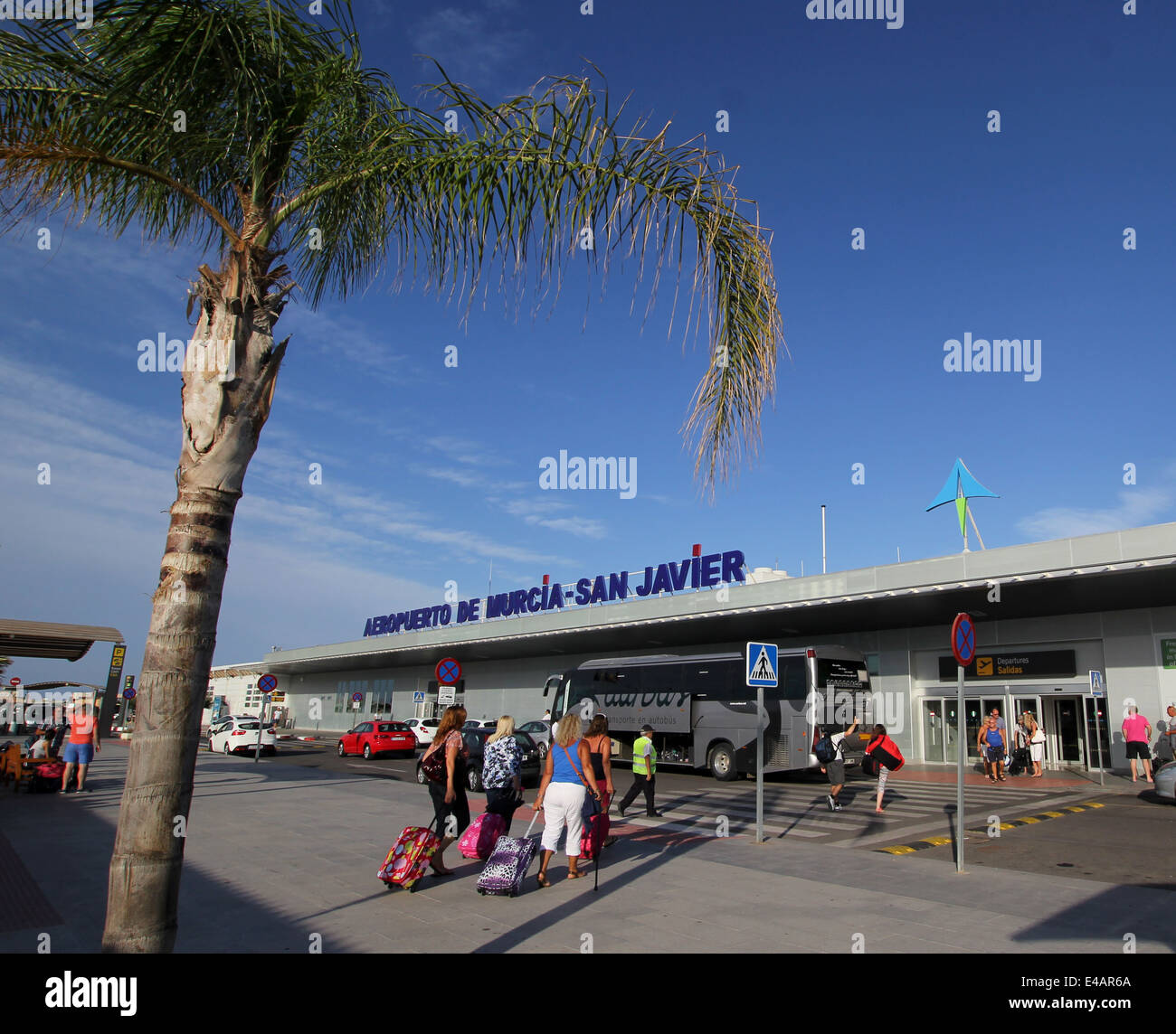 Murcia San Javier Airport, Murcia, southern Spain. Stock Photo