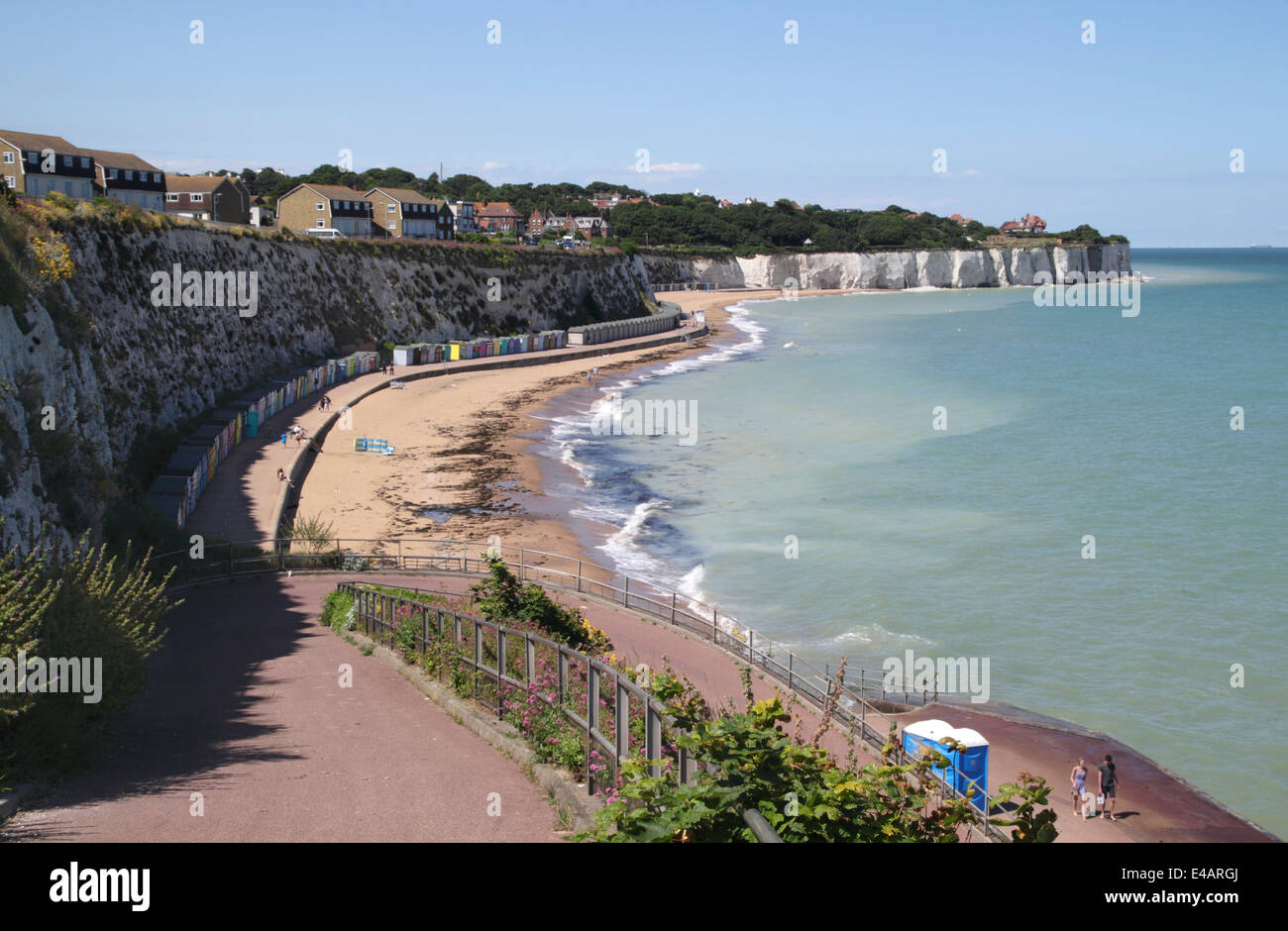 Stone Bay Beach Broadstairs Kent Stock Photo Alamy