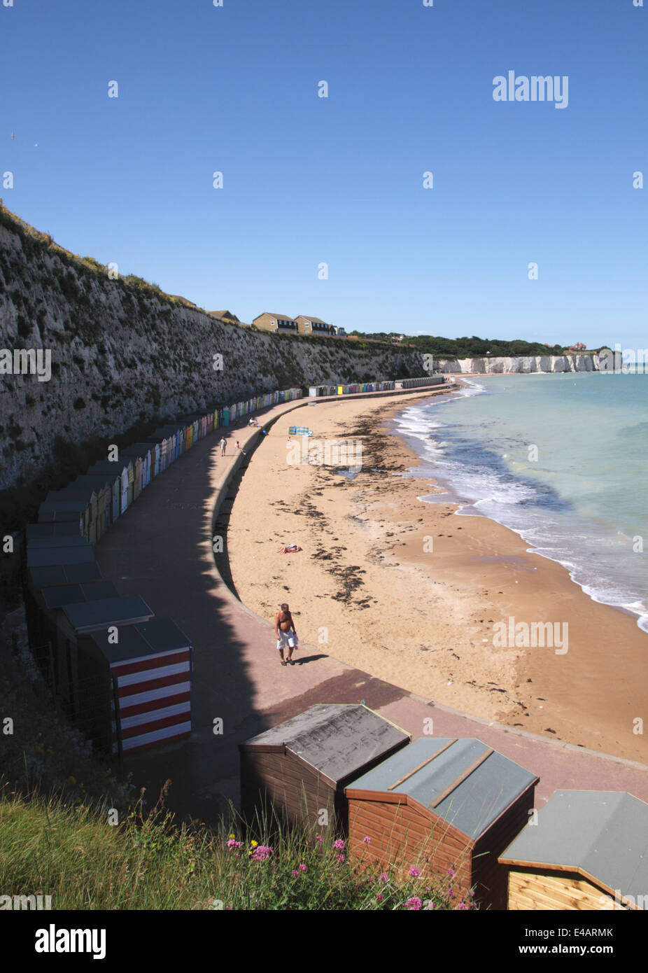 Stone Bay Beach Broadstairs Kent Stock Photo Alamy