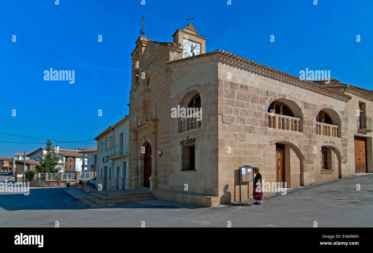 Village Of Santa Ana Church 16th Century Alcala La Real Jaen Province Region Of Andalusia Spain Europe Stock Photo Alamy