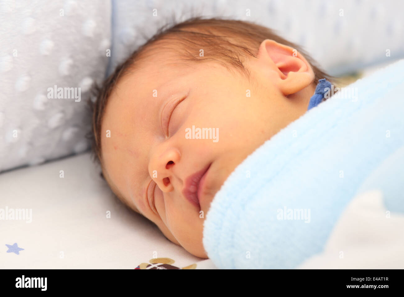 Newborn sleeping deeply Stock Photo Alamy