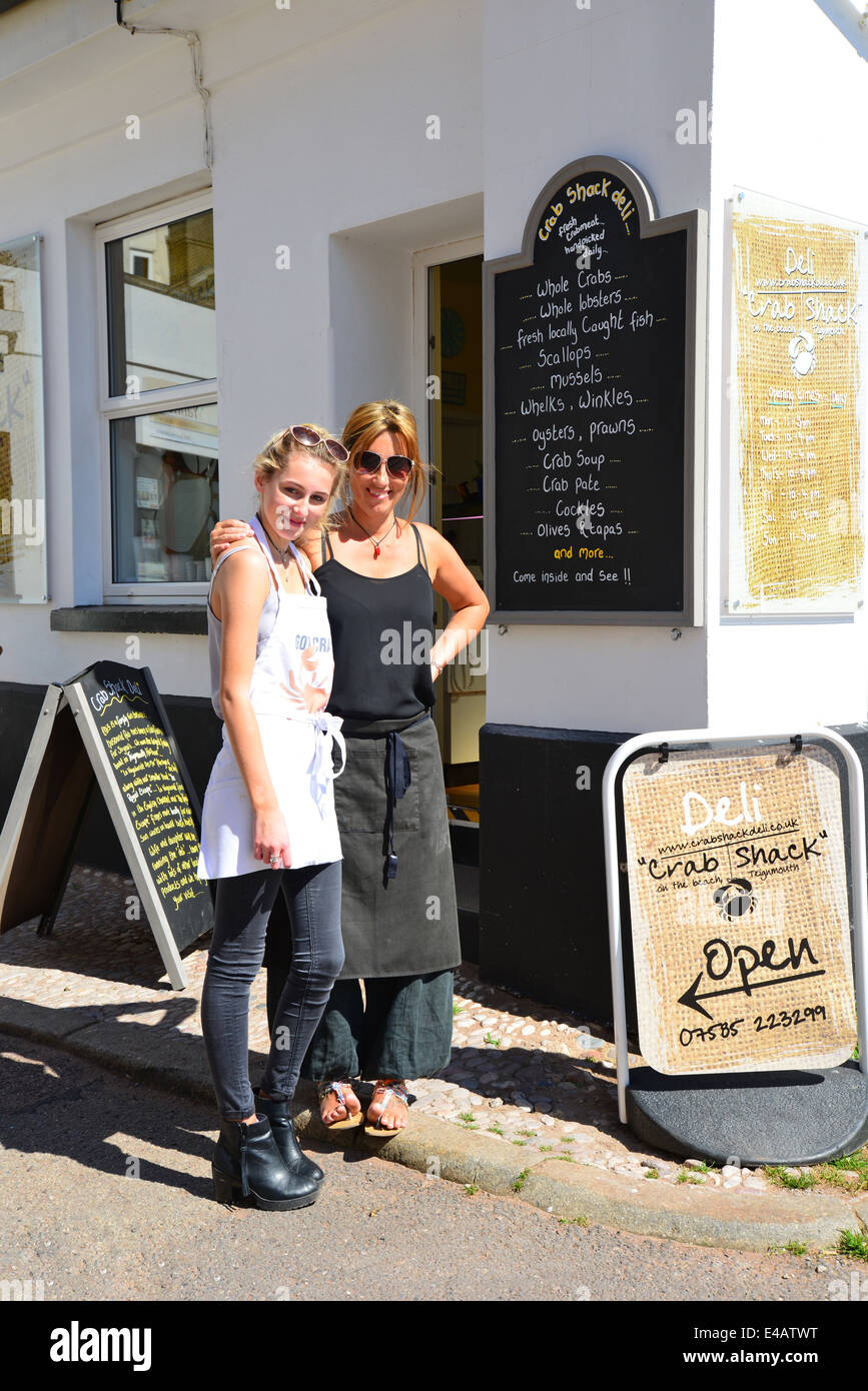 'The Crab Shack on the Beach' seafood cafe, Queen Street, Teignmouth