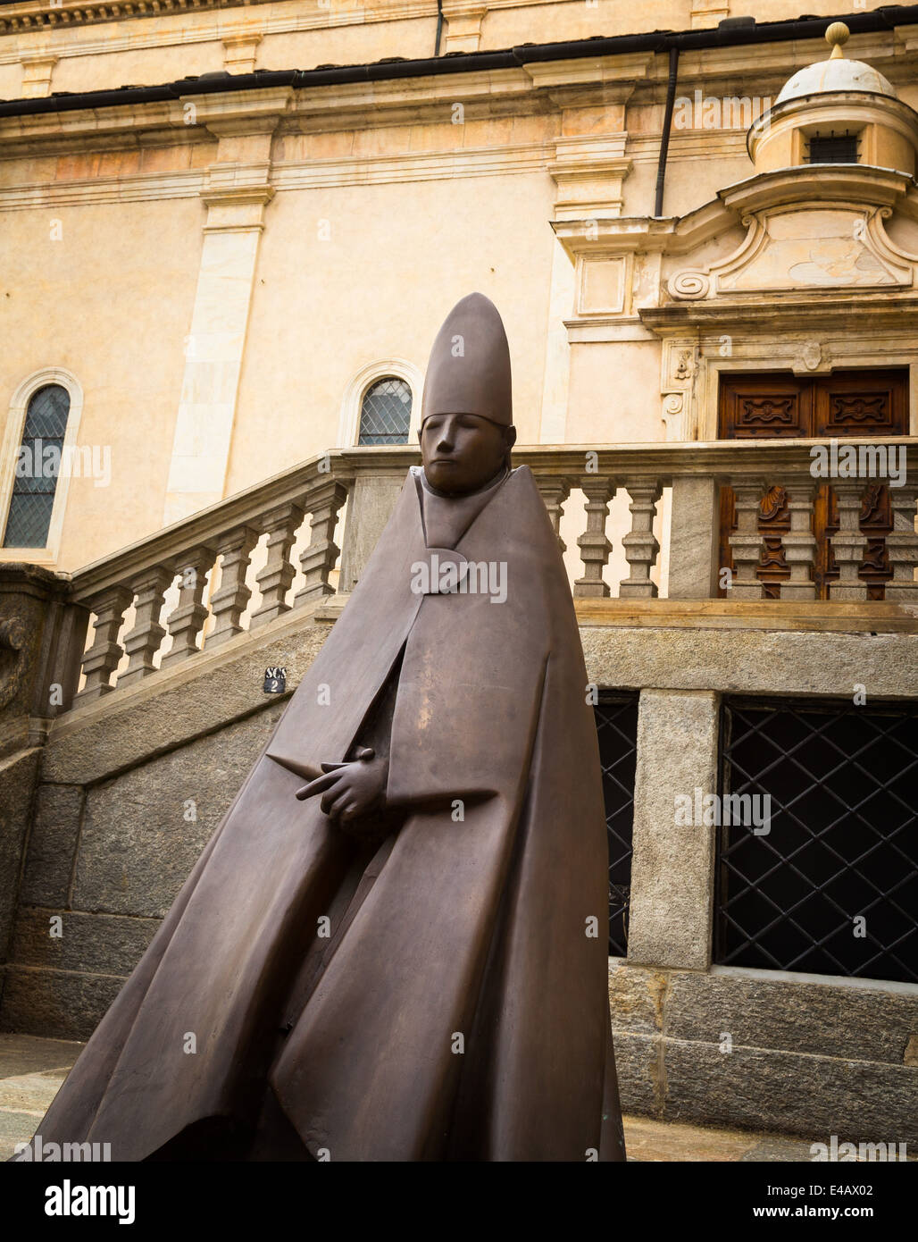 Statue by Turin Cathedral, Italy Stock Photo Alamy