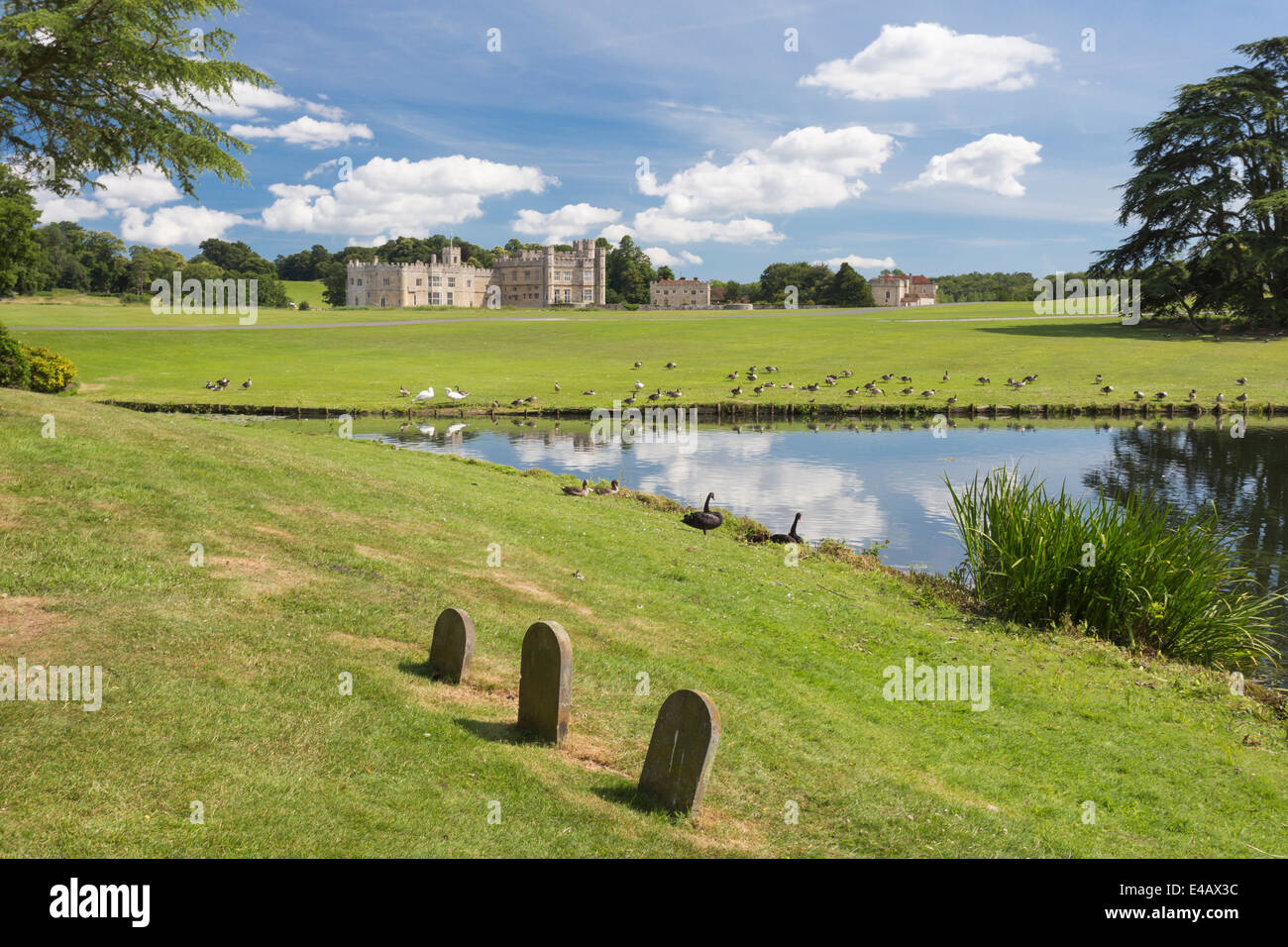 Pet Graveyard at Leeds Castle Stock Photo