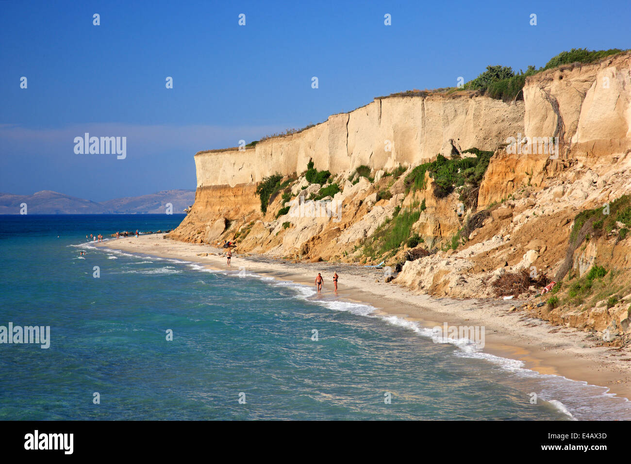 Agios Ioannis ('Saint John') beach close to Mastichari, Kos island, Dodecanese, Aegean sea, Greece Stock Photo
