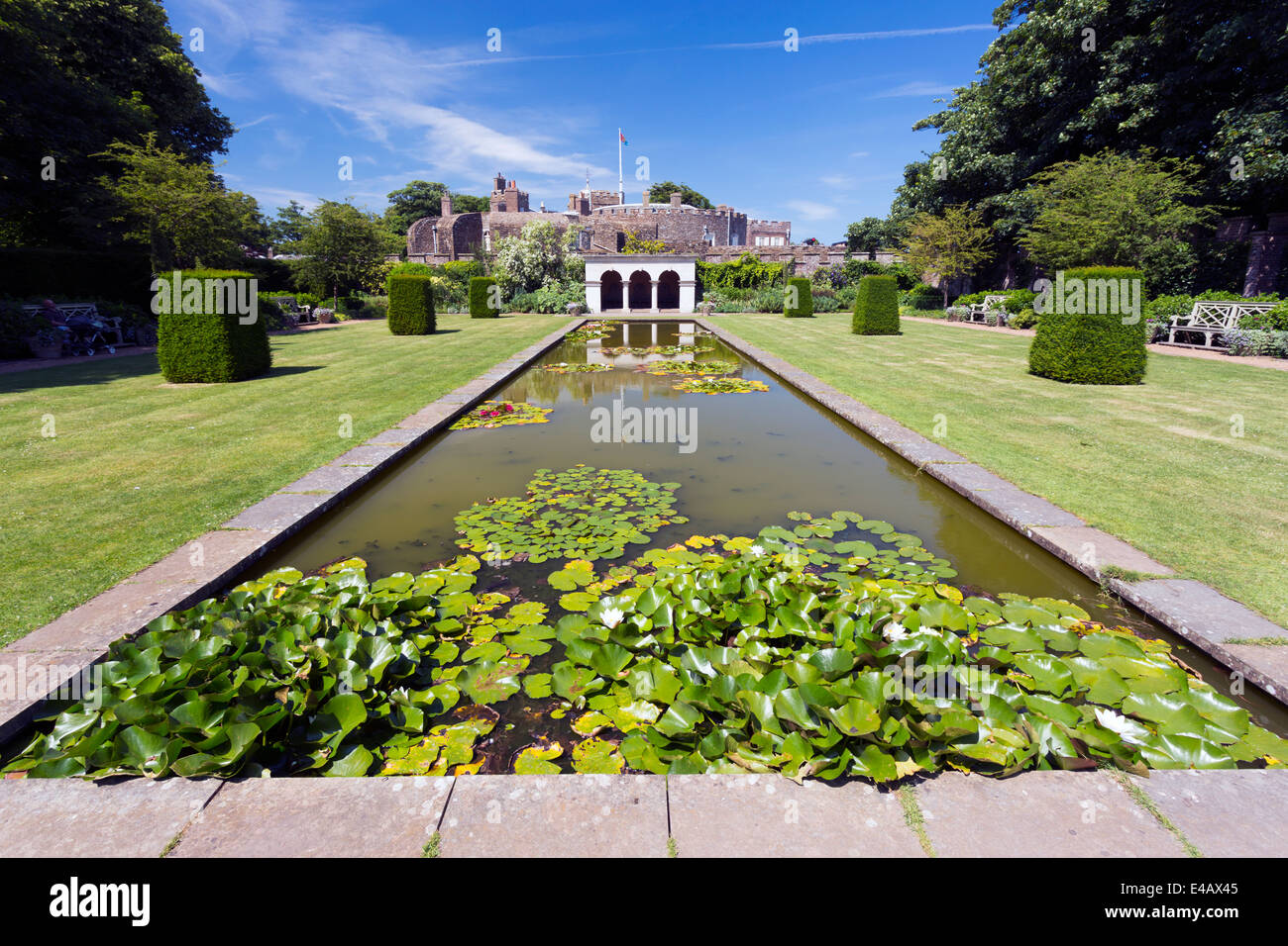 Walmer Castle Official Residence of the Lord Warden of the Cinque Ports Stock Photo